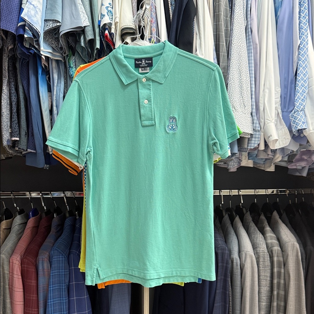 Psycho Bunny Mint Polo Shirt size 5